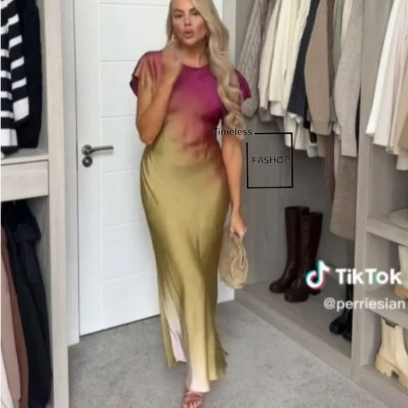 ZARA TIE DYE PRINTED DRESS - Picture 9 of 9